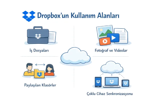 Dropbox Kullanım Alanlari